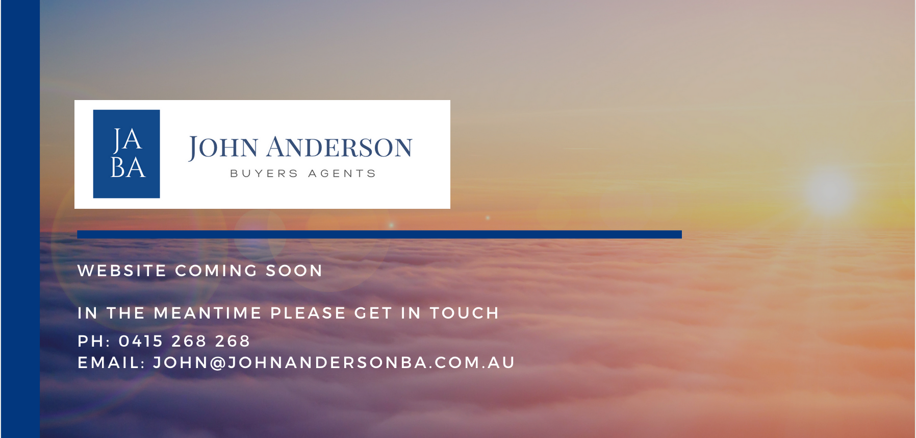 Website Maintenance - John Anderson Buyers Agent